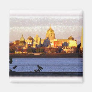 Vista de oro de Harrisburg, imán del PA