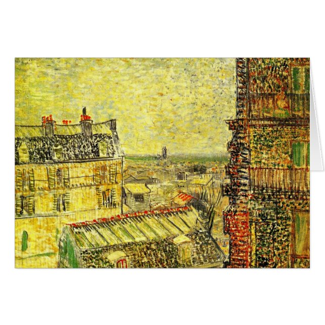 Vista de París desde la habitación de Vincent van  (Anverso (Horizontal))