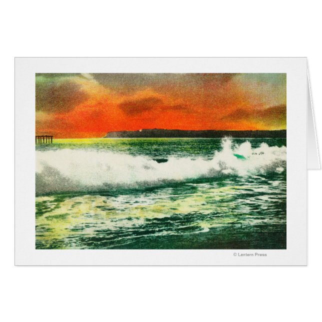 Vista de Point Loma en SunsetCoronado, CA (Anverso (Horizontal))