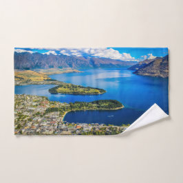 Vista de Queenstown desde el pico de Bob, Nueva Ze