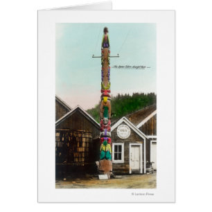 Vista de Raven TotempoleWrangell, AK