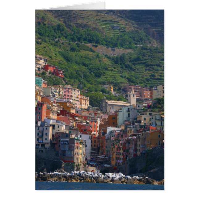 vista de riomaggiore italia (Frente)