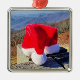 Vista de Santa hat y montaña Asheville, Ornamento