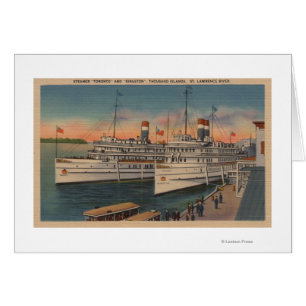 Vista de Toronto y Kingston en el río San Lorenzo