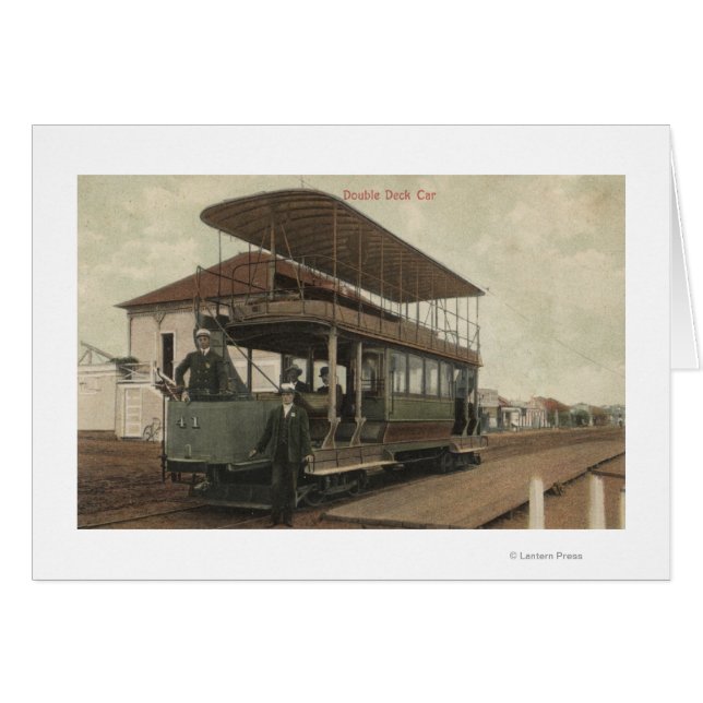 Vista de un teleférico de doble cubierta (Anverso (Horizontal))