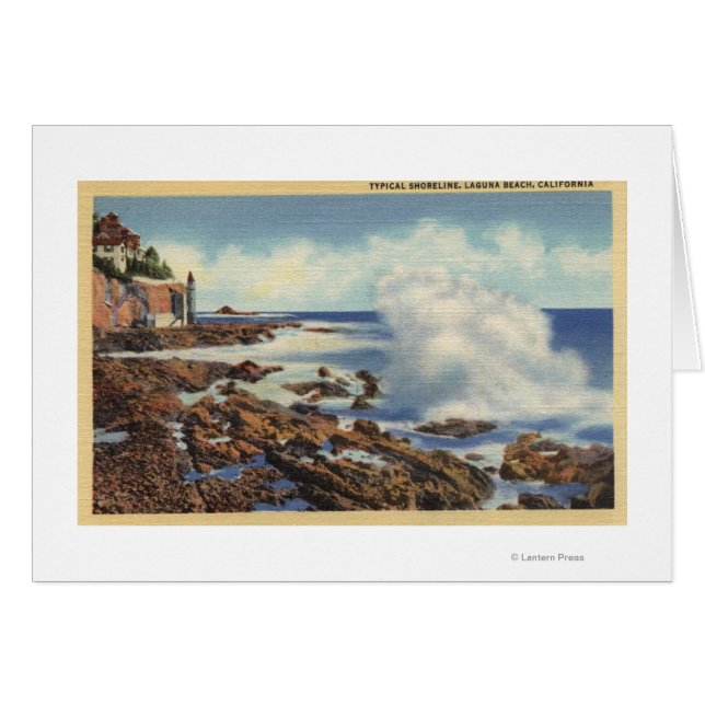 Vista de una línea costera típica (Anverso (Horizontal))