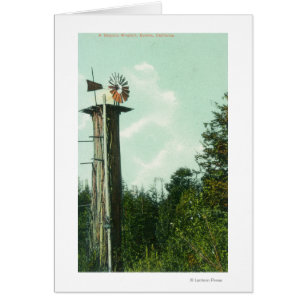 Vista de una Sequoia Wind MillEureka, CA