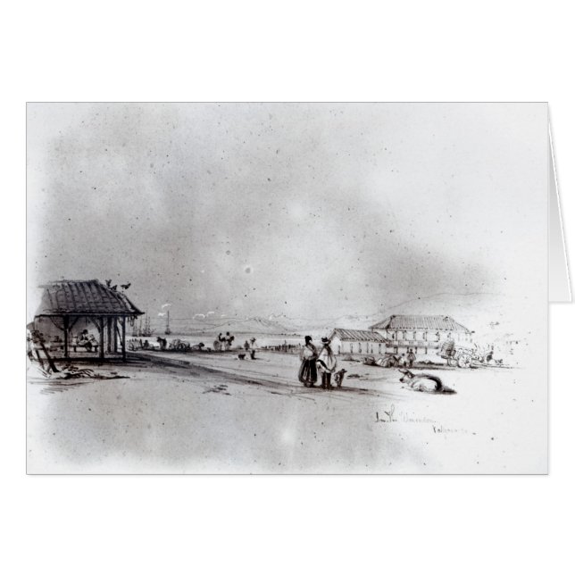 Vista de Valparaiso, 1834 (Anverso (Horizontal))