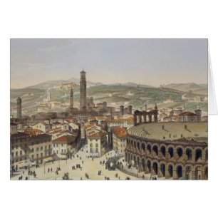 Vista de Verona, grabada por L. Cherbuin (en del