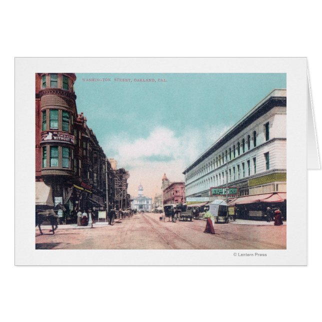 Vista de Washington StreetOakland, CA (Anverso (Horizontal))