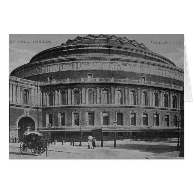Vista del Albert Hall, c.1900 (Anverso (Horizontal))