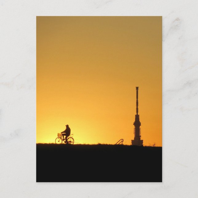 Vista del árbol del cielo de Tokio: postal del Riv (Anverso)