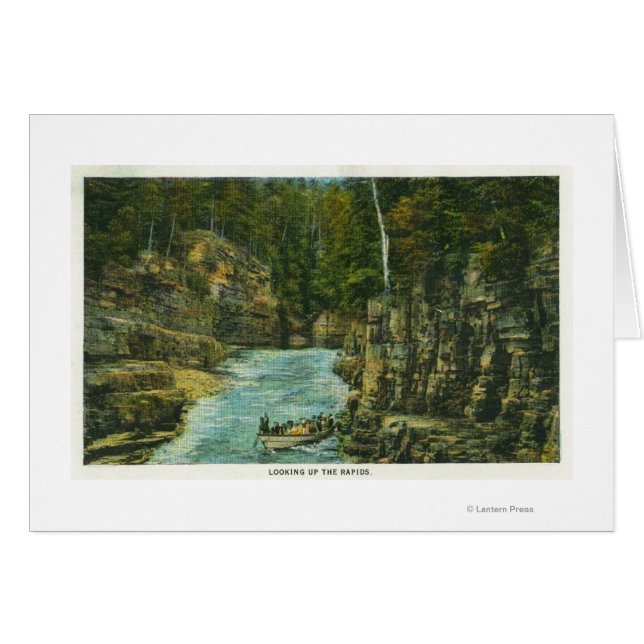 Vista del barco buscando a los rápidos (Anverso (Horizontal))