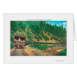 Vista del barranco de la cala de Shasta TrainCow,