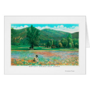 Vista del campo floreciente