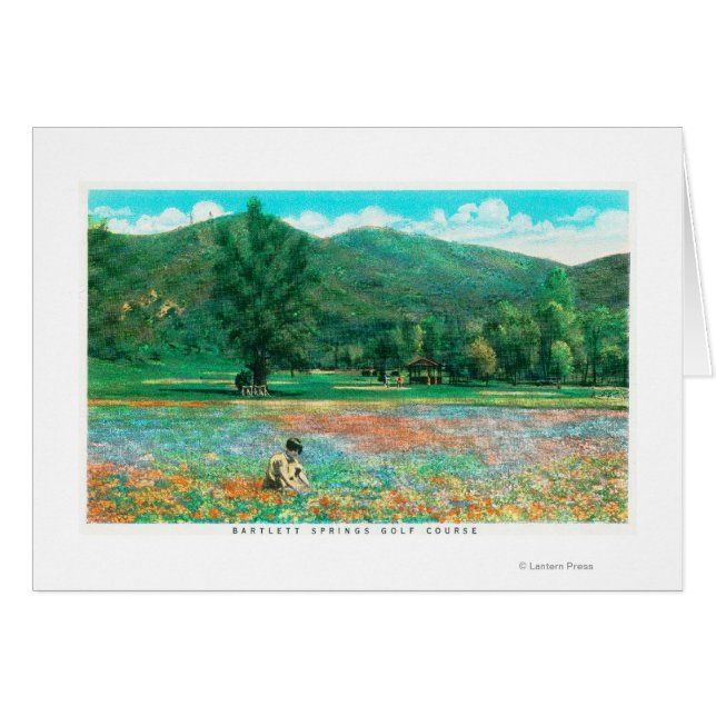 Vista del campo floreciente (Anverso (Horizontal))