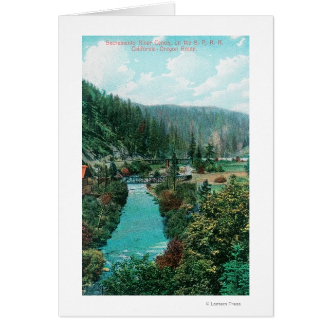 Vista del cañón del río Sacramento en SP (Frente)