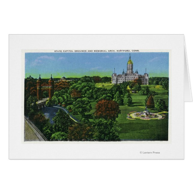 Vista del Capitolio Estatal, Arco conmemorativo (Anverso (Horizontal))