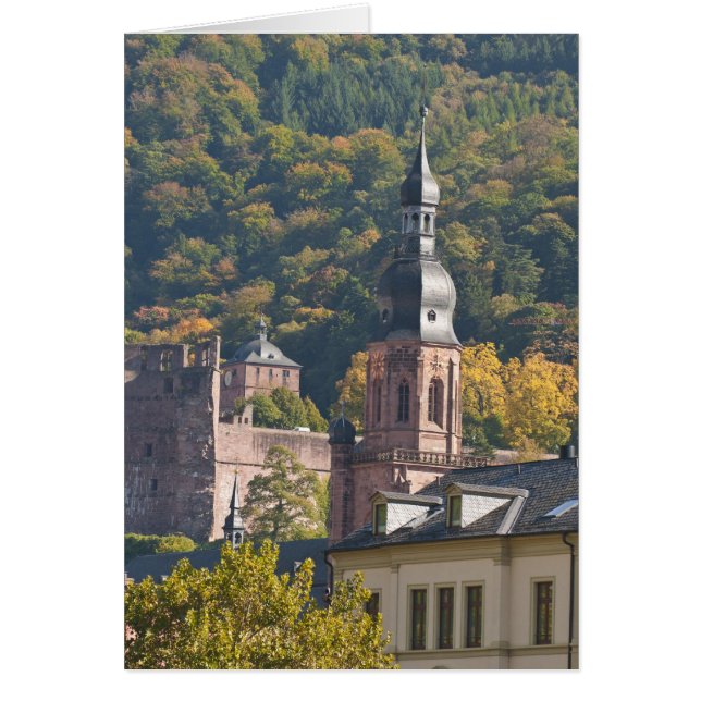 Vista del casco antiguo de Heidelberg (Frente)