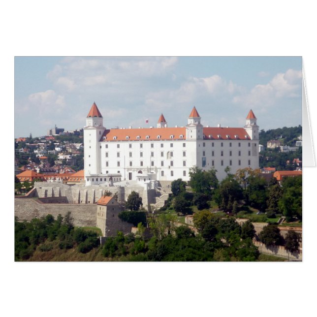 vista del castillo blanco de bratislava (Anverso (Horizontal))