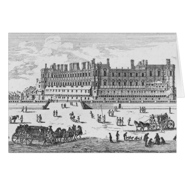 Vista del castillo francés de Santo-Germán-en-Laye (Anverso (Horizontal))