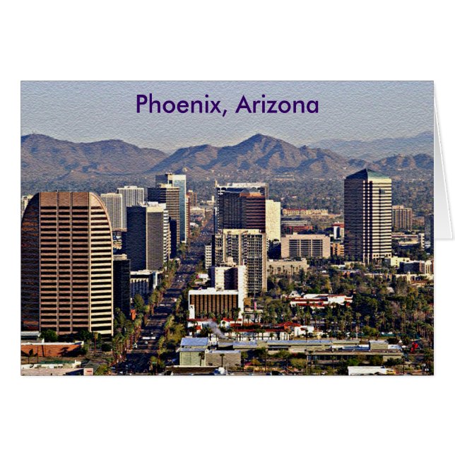 Vista del centro de Phoenix, Arizona (Anverso (Horizontal))