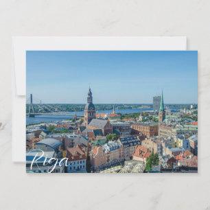 Vista del centro de Riga desde arriba