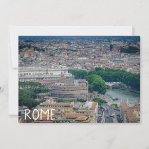 Vista del centro histórico de Roma desde arriba