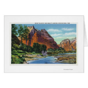 Vista del desembarco del monte Majestic y el Ángel