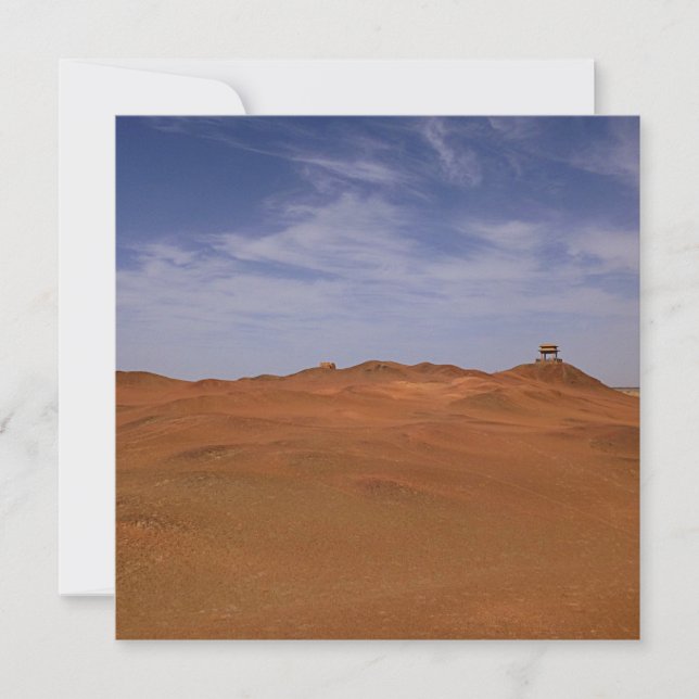 Vista del desierto - Gobi (Anverso)