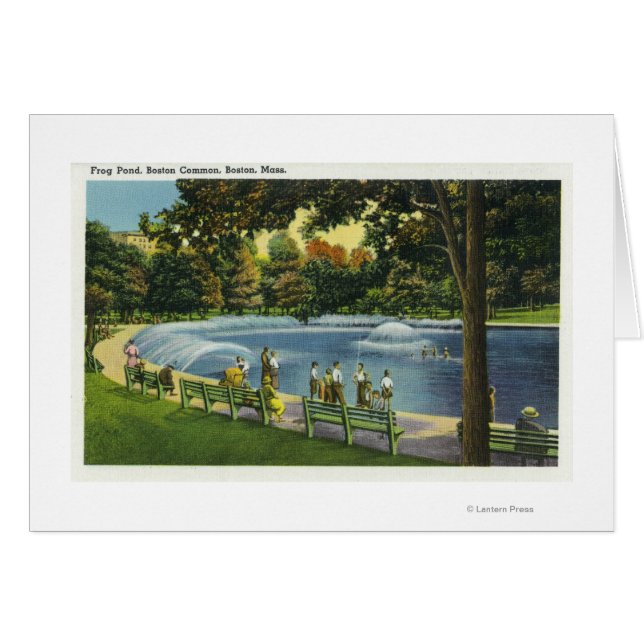 Vista del estanque común de rana de Boston (Anverso (Horizontal))