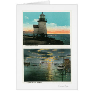 Vista del faro de Brant Point