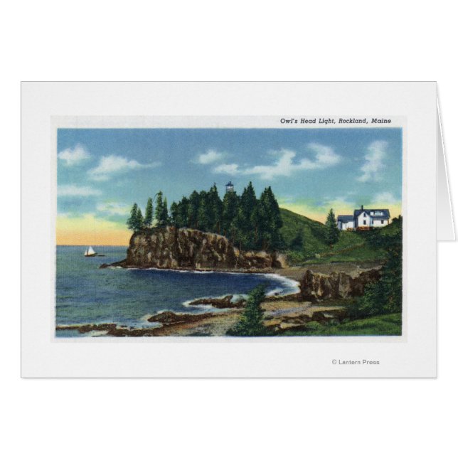 Vista del faro de la cabeza de la lechuza (Anverso (Horizontal))