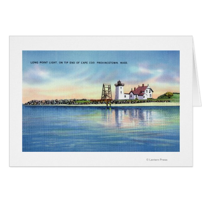 Vista del faro de Long Point (Anverso (Horizontal))