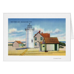 Vista del faro de Race Point