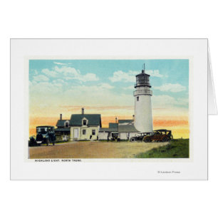 Vista del faro del altiplano de Truro del Norte