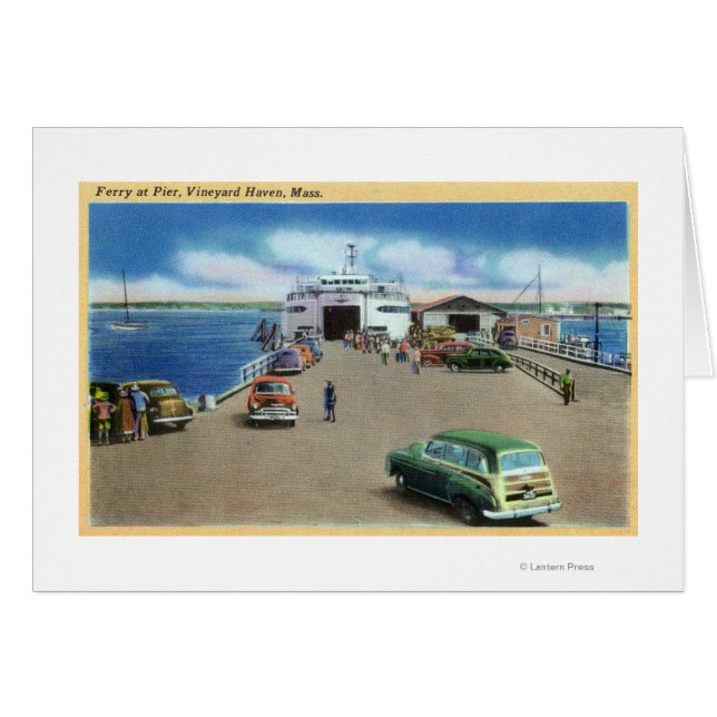 Vista del ferry en el muelle (Anverso (Horizontal))