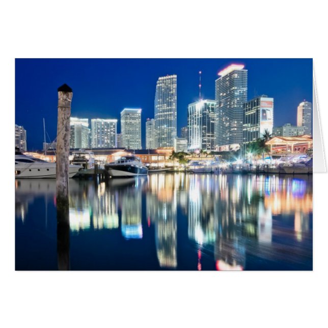 Vista del horizonte con reflexión en el agua, Miam (Anverso (Horizontal))