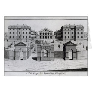 Vista del Hospital Foundling, 1756