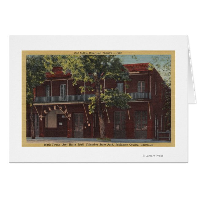 Vista del Hotel & Teatro Old Fallon (1860) (Anverso (Horizontal))