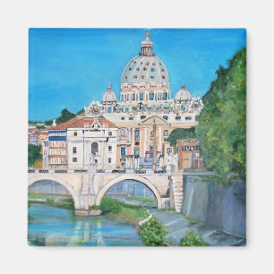 Vista del imán de la Ciudad del Vaticano