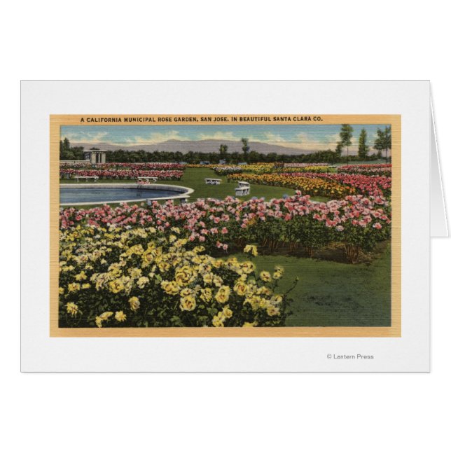 Vista del Jardín del Rosa Municipal (Anverso (Horizontal))