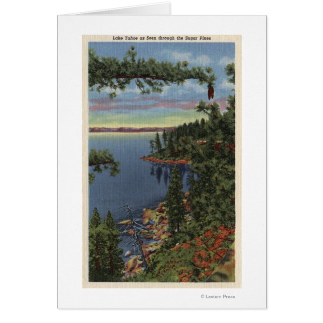 Vista del lago a través de las minas de azúcar (Frente)