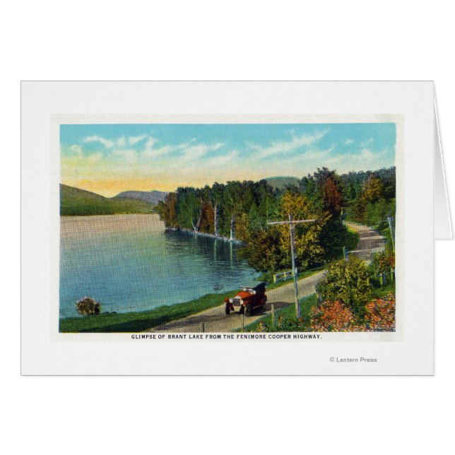 Vista del lago desde el Fenimore Cooper Hwy (Anverso (Horizontal))