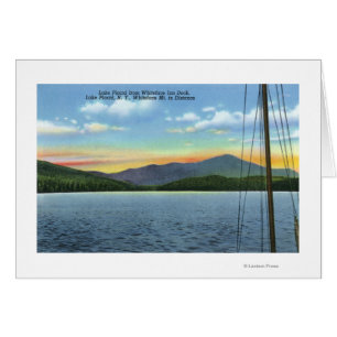 Vista del lago desde Whiteface Inn Dock