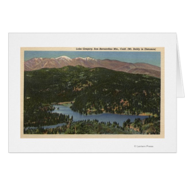 Vista del lago Gregory y San Bernardino (Anverso (Horizontal))