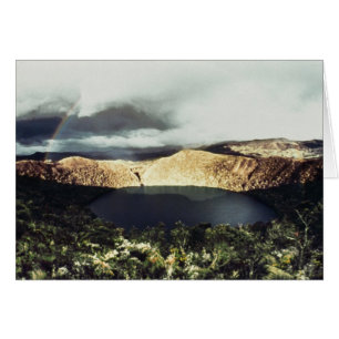Vista del lago Guatavita