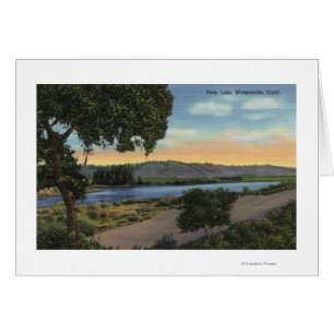 Vista del lago Pinto