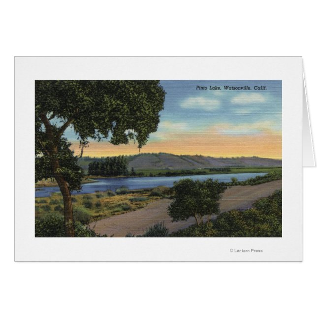 Vista del lago Pinto (Anverso (Horizontal))