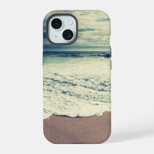 Vista del mar de las olas altas